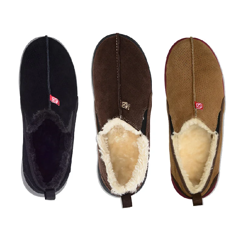 slippers for warm indoor daysslippers for men with cool design -Spenco Supreme Shearling Slippers for Men