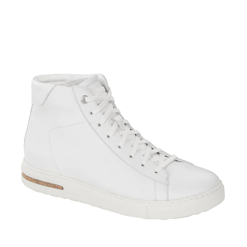 Comfortable boots with cushioned heels for comfortBend Mid White Smooth Leather