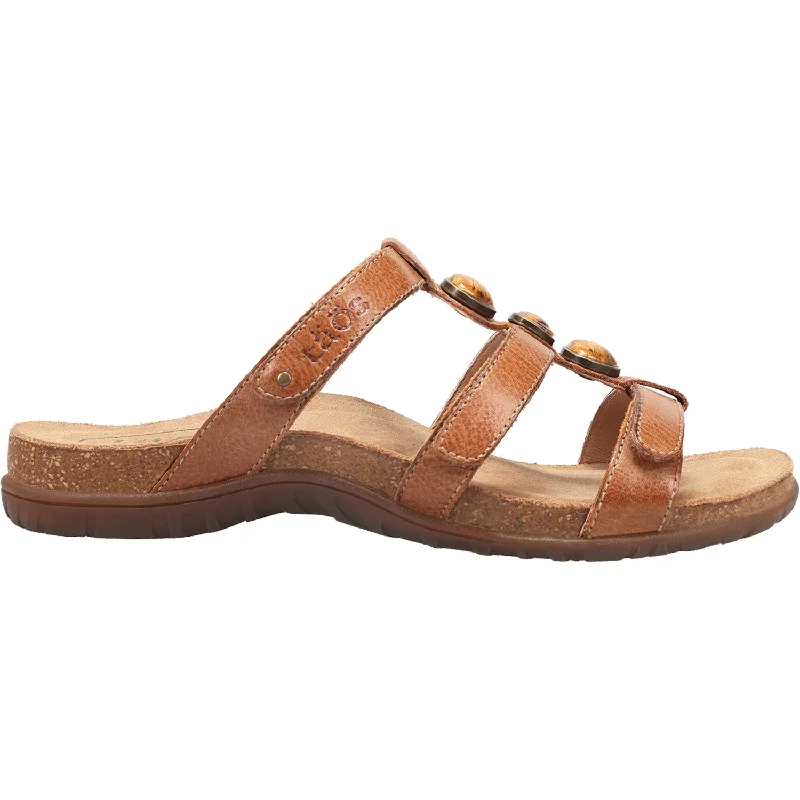 sandals for travel to hot destinationsWomen's Taos Gemma Hazelnut Leather