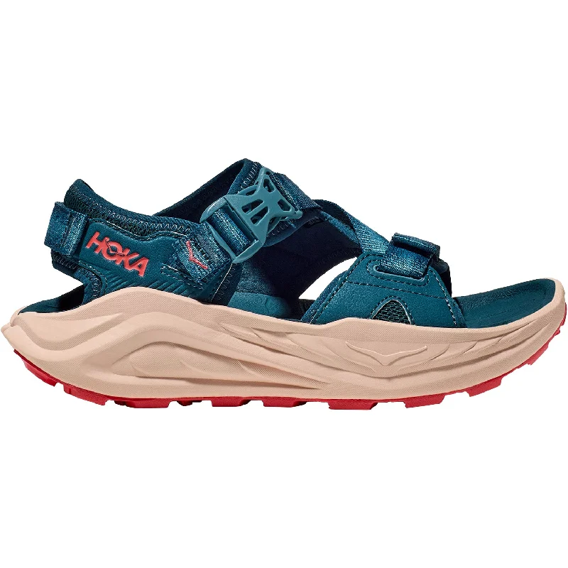 sandals for a laid-back lookWomen's Hoka Infini Hike TC Blue Twilight/Grapefruit Synthetic