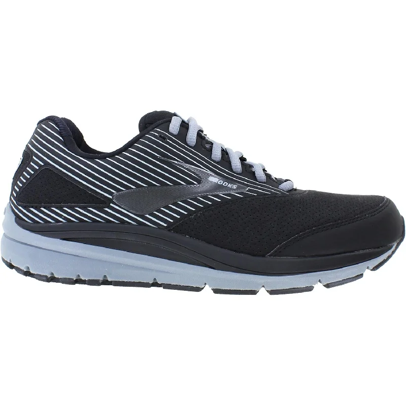 athletic shoes for marathonsMen's Brooks Addiction Walker Black/Primer Suede