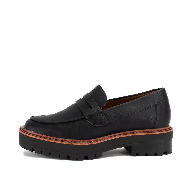 loafers for men with non-slip sole for secure grip-Women's Sherry Loafer In Black