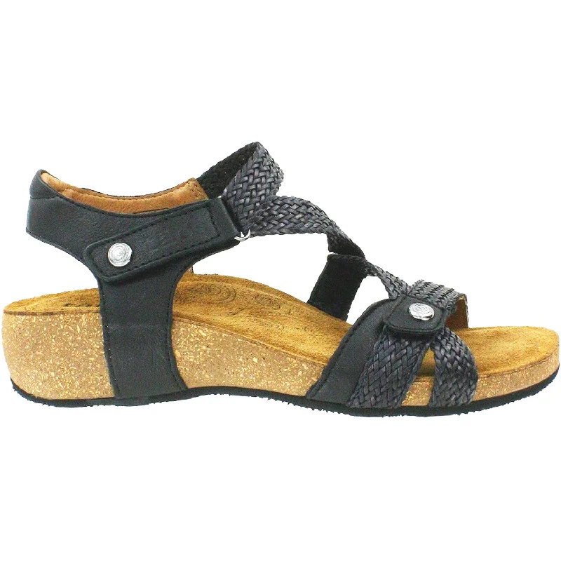 sandals for casual evening get-togethersWomen's Taos Trulie Black Leather