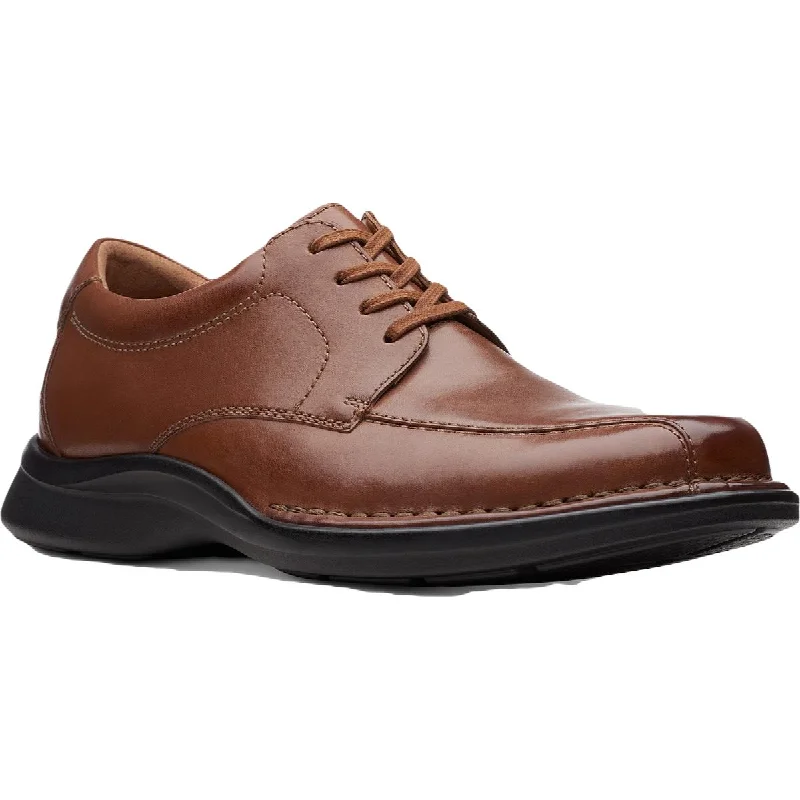 Clarks Kempton Run Men's Leather Lightweight Lace Up Cushioned Oxfords