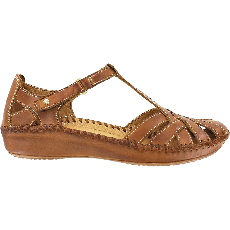 sandals for fashionable poolside looksWomen's Pikolinos Puerto Vallarta 655-0732C1 Brandy Leather