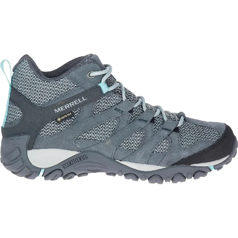 Stylish boots with a chic, clean look for everyday wearMerrell Alverstone Mid GORE-TEX Womens Walking Boots - Grey