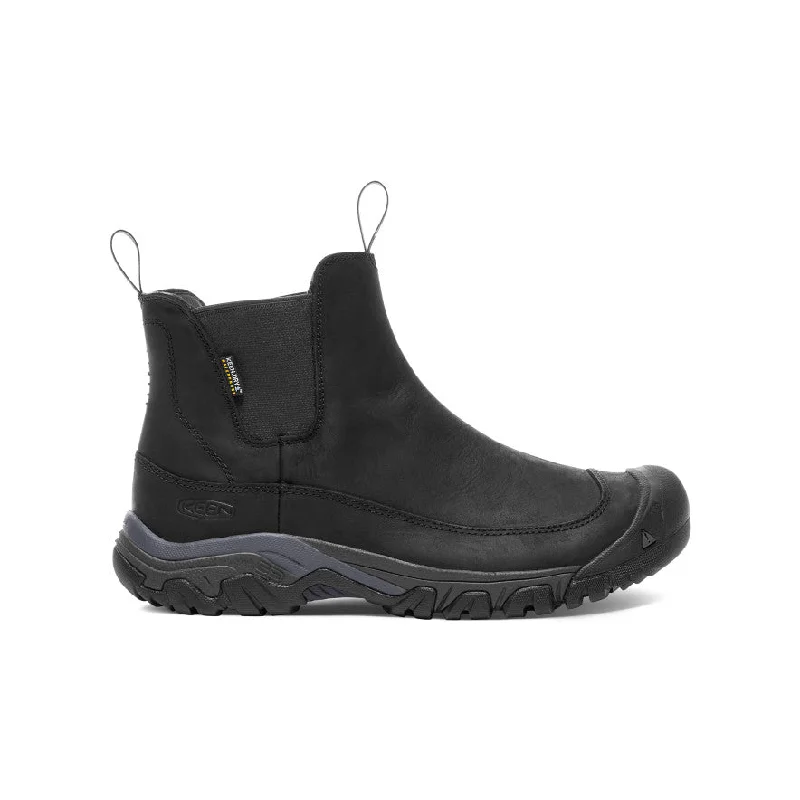 High-top boots with sporty appeal for casual looksMen's Anchorage III Waterproof Boot  |  Black/Raven