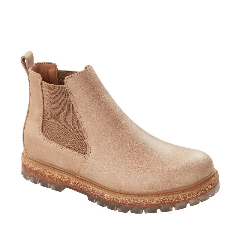 Stylish boots with wide calf options for a better fitStalon Sandcastle Waxy Nubuck Leather