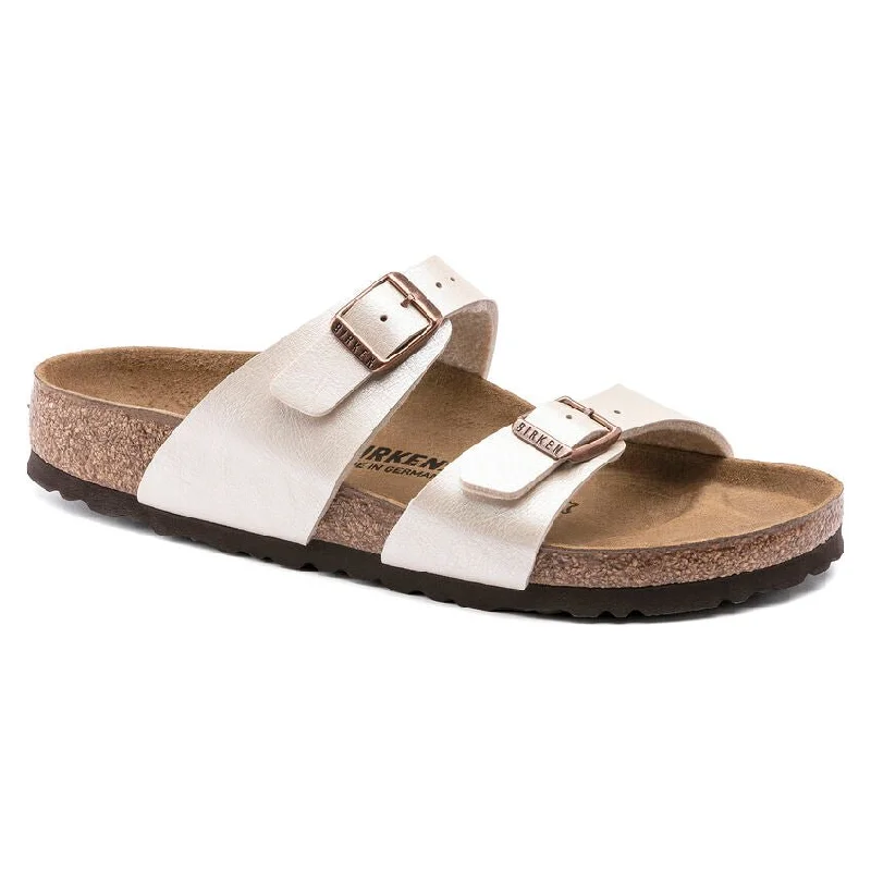 sandals with thick soles for comfortBirkenstock Sydney BS Graceful Pearl White