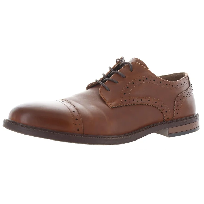 Nunn Bush Mens Kirkwood CT  Faux Leather Comfort Oxfords