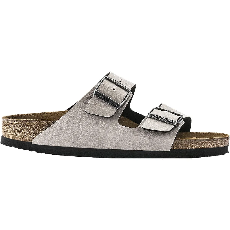 sandals for quick beach outingsWomen's Birkenstock Arizona Stone Pull Up Birko-Flor