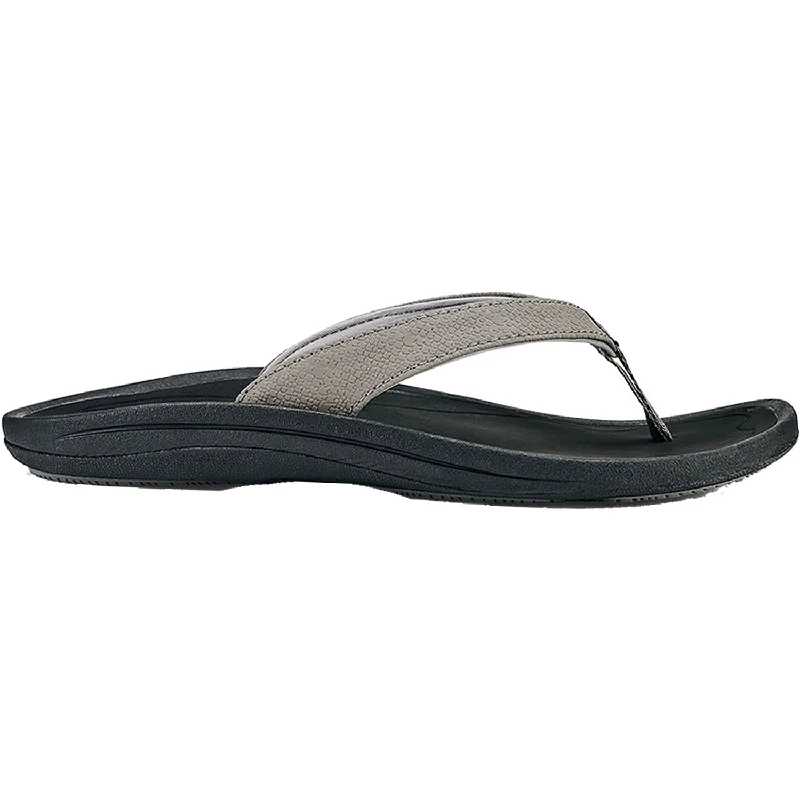 sandals for every occasionWomen's OluKai Kulapa Kai Fog/Black Synthetic