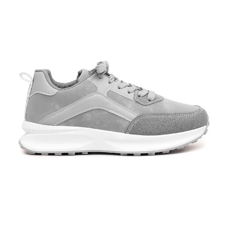 shoes for marathon running with soft cushioningGrey Casual Sneaker AT7209