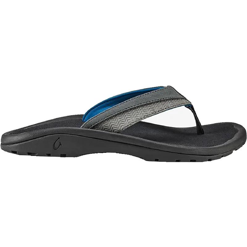 sandals for all-day coastal adventuresMen's OluKai Ohana Koa Dark Shadow Synthetic