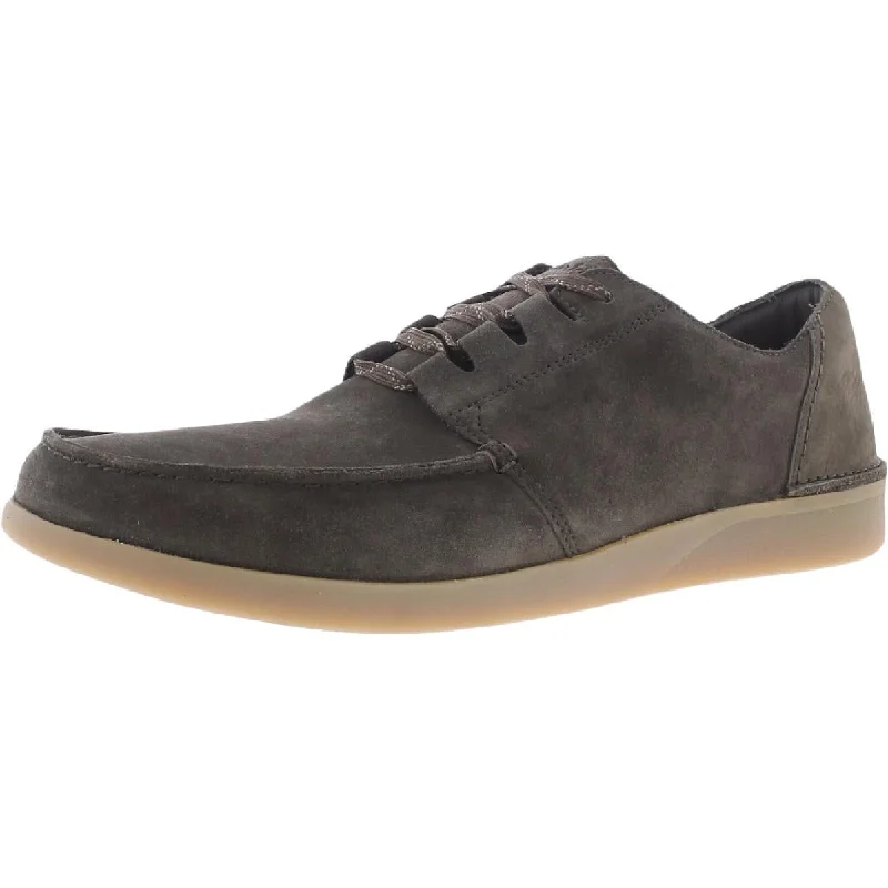 casual shoes with comfortable insole for all-day supportClarks Mens Oakland Walk Faux Suede Removable Padding Casual Shoes