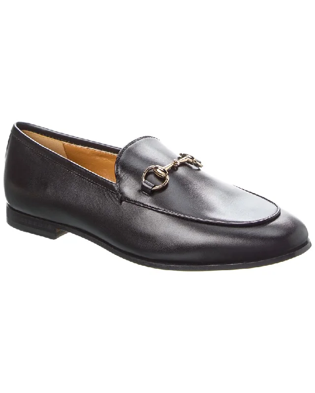 loafers for women with sleek, low-profile design for agility-Gucci Jordaan Leather Loafer