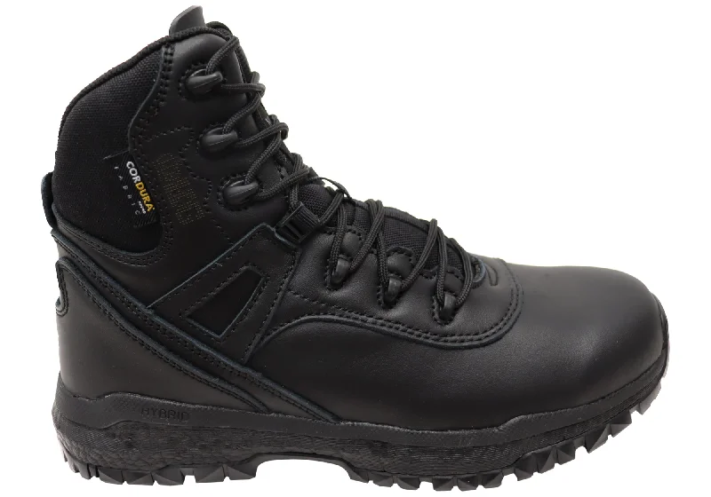 Boots with a low heel for a casual, everyday styleKingGee Mens N Force Hybrid 6 Inch Black Non Safety Boots