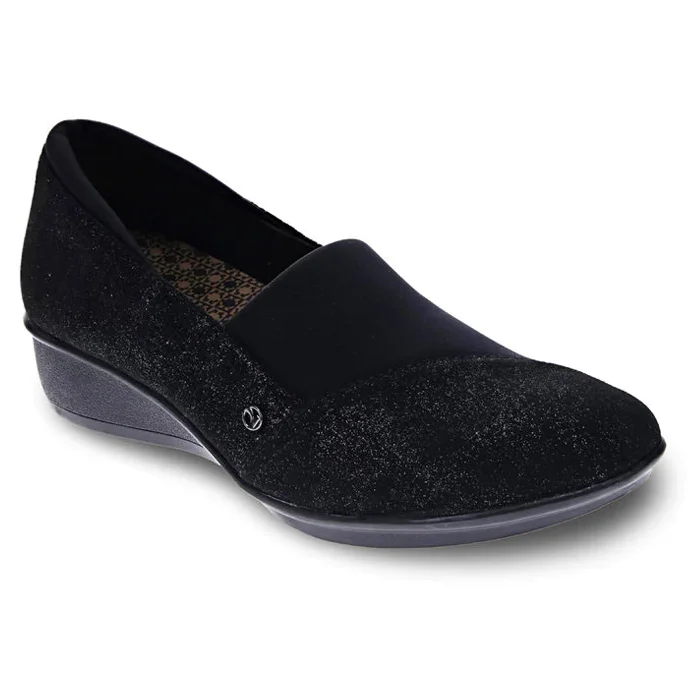 loafers for men with sturdy outsole for long-lasting durability-Revere Naples Midnight Stretch Loafer (Women's)