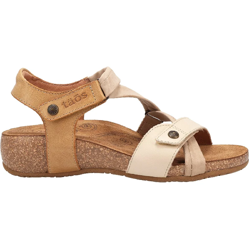 sandals for a fun beach getawayWomen's Taos Universe Beige Multi Leather