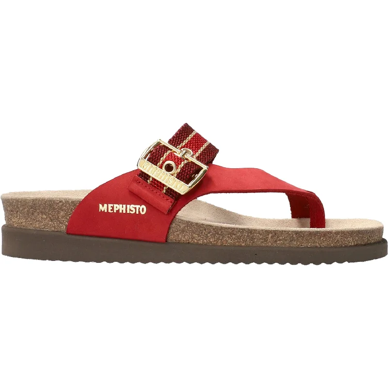 sandals for exploring tropical beachesWomen's Mephisto Heike Red Nubuck