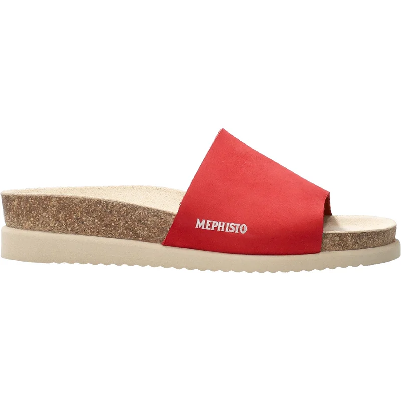 sandals for tropical island adventuresWomen's Mephisto Hanik Red Nubuck