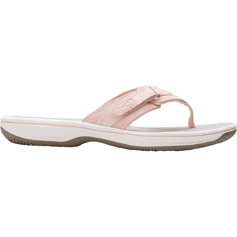 sandals with memory foam footbedWomen's Clarks Cloudsteppers Breeze Sea Blush Synthetic