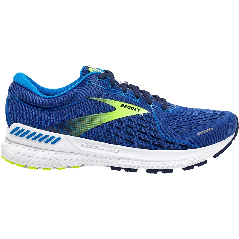 athletic shoes for men with memory foamMen's Brooks Adrenaline GTS 21 Blue/Indigo/Nightlife Mesh