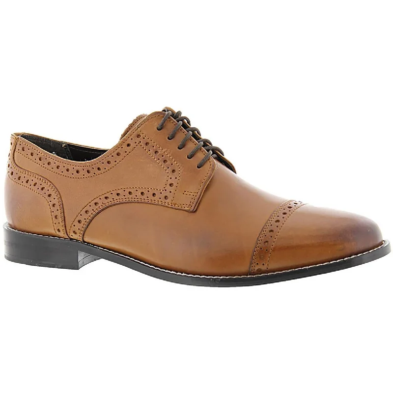 Nunn Bush Mens Norcross Leather Brogue Oxfords