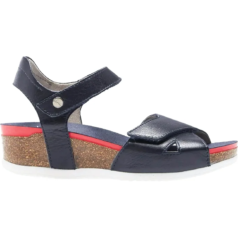 sandals for summer nightsWomen's Ara Nantucket Blau Calf Leather