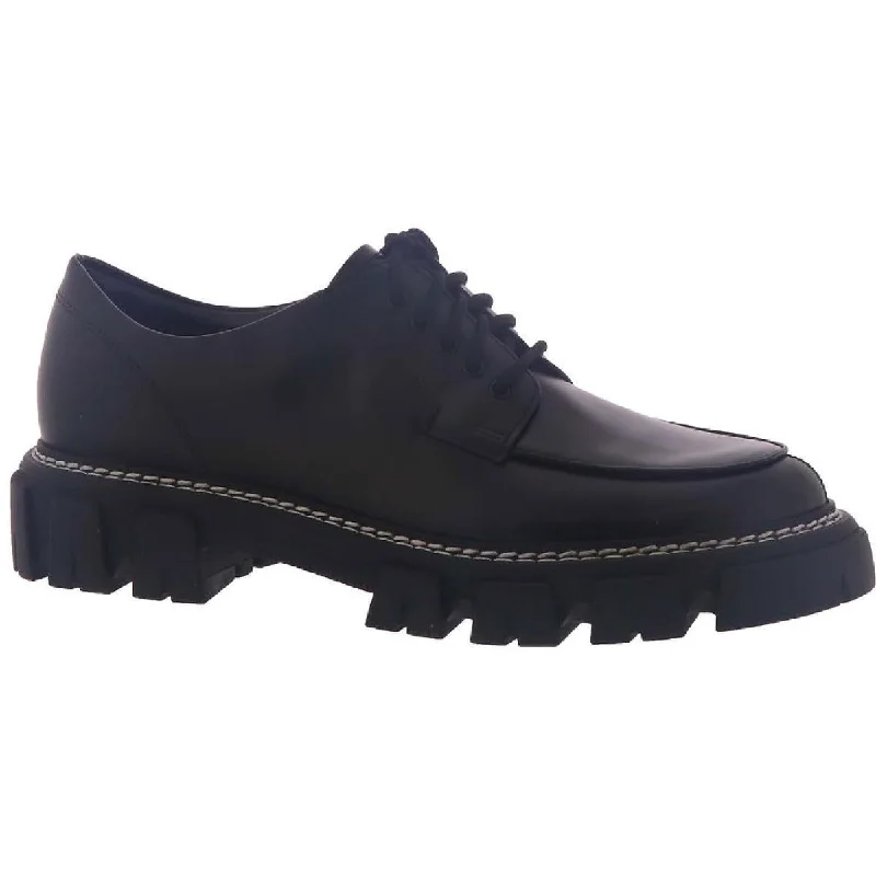 Marc Fisher LTD Womens Dorin Leather Lace-Up Oxfords