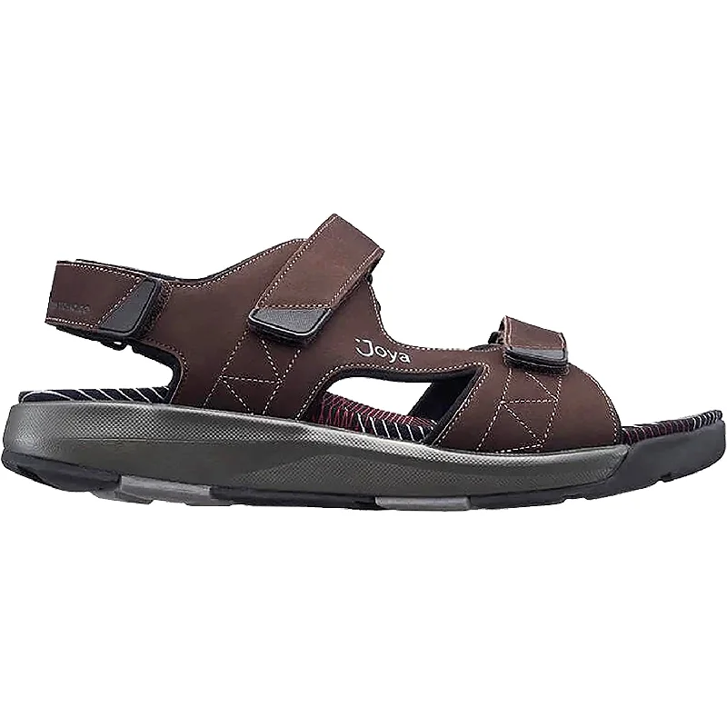 sandals for city strollsMen's Joya Alexander Dark Brown Nubuck