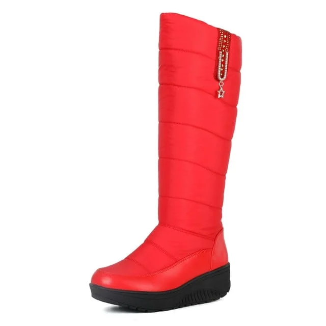 Trendy boots with unique, standout silhouettesGRW Orthopedic Women Boot Arch Support Comfortable Warm WaterProof AntiSlip Knee High Boots