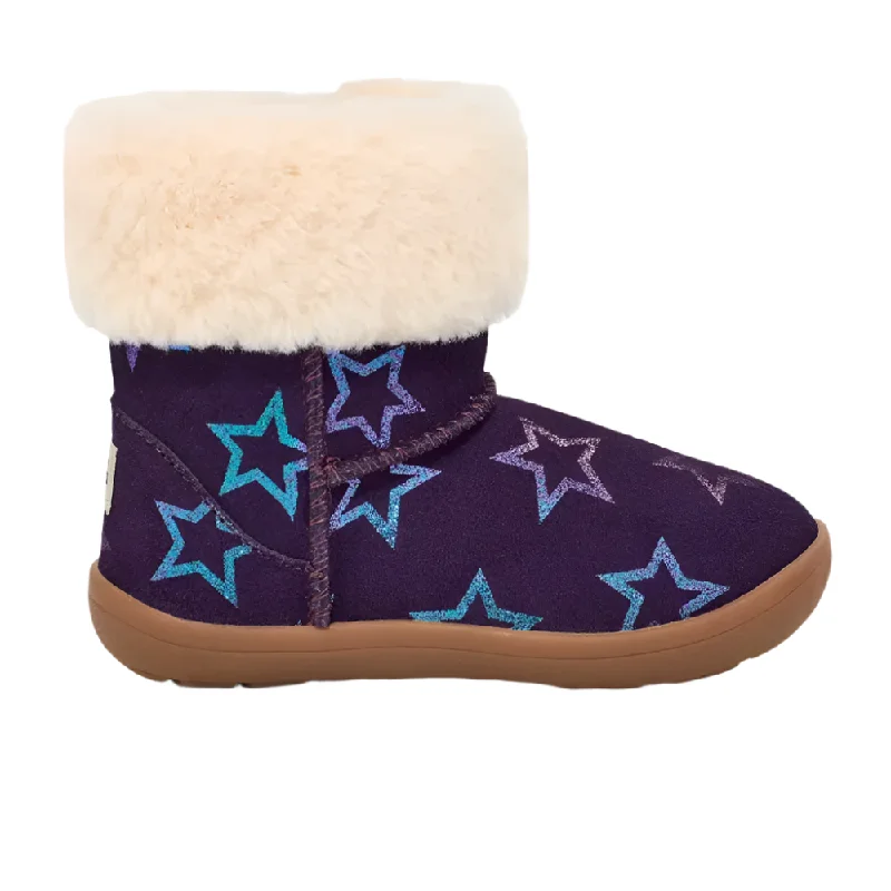 Stylish boots with unique textures like crocodile printUgg Toddler Girls Sammee Iridescent Boot Nightshade / Purple