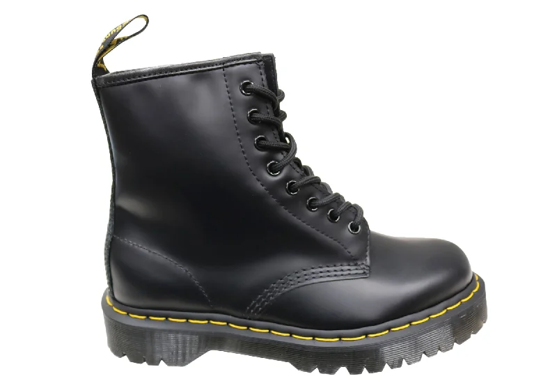 Boots with breathable fabric for comfortable wear in warmer monthsDr Martens 1460 Bex Smooth Unisex Leather Lace Up Fashion Boots