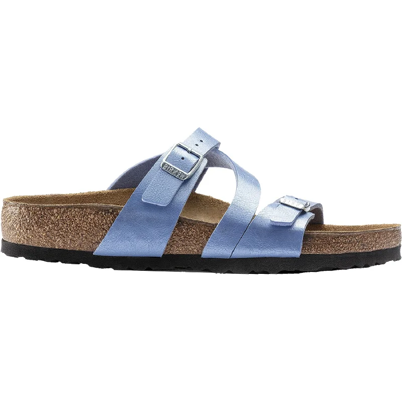 sandals with high-traction soleWomen's Birkenstock Mayari Graceful Riviera Blue Birko-Flor