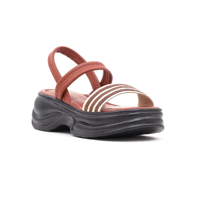 sandals for sunny coastal daysBrown Formal Sandal FR5102