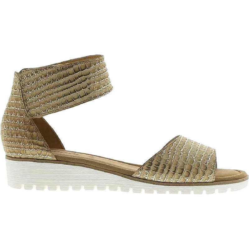 sandals for lounging in the sunWomen's Gabor 64.570.88 Tan Leather