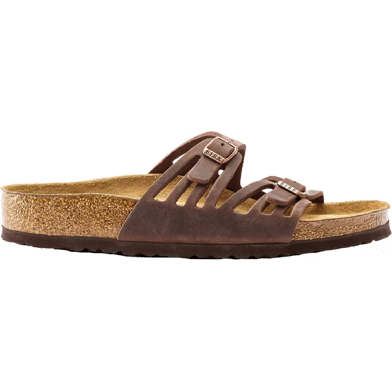 sandals for every beach dayWomen's Birkenstock Granada Soft Footbed Habana Oiled Leather