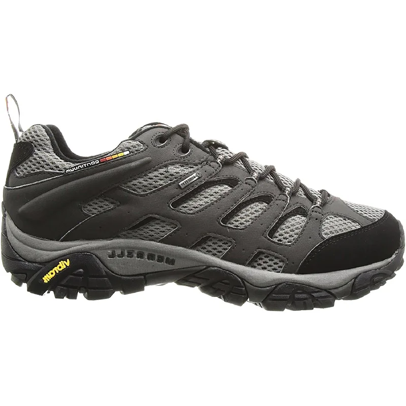 athletic shoes with heel-to-toe dropMen's Merrell Moab Waterproof Gore-Tex XCR Beluga Leather