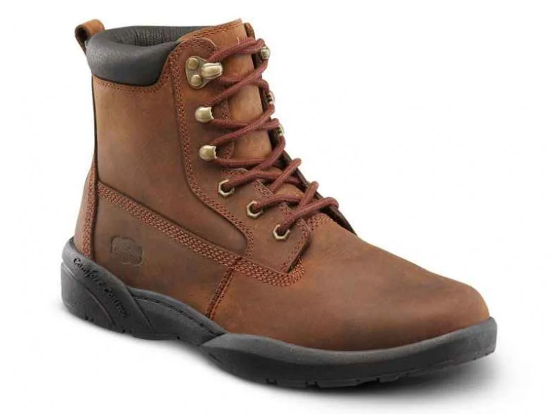 Trendy boots with a mix of textures for added interestDr Comfort Boss - Men's Boots