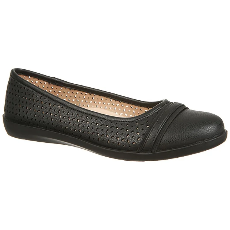 Flats with chic metallic finishes for a sophisticated touchStylish flats with simple and chic detailsNile Womens Slip On Round Toe Ballet Flats