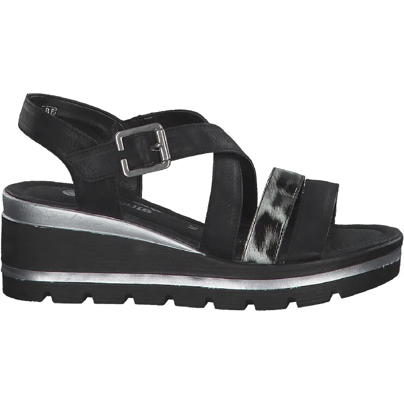 sandals for relaxed beach livingWomen's Remonte D1568-01 Talisha 68 Black Synthetic