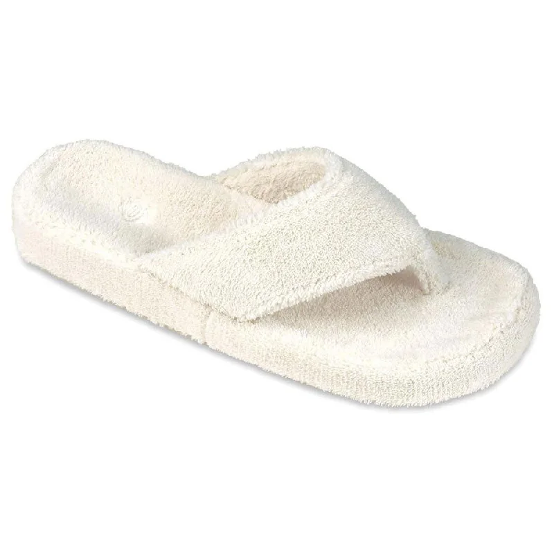 slippers for relaxing after a busy dayslippers for women with inner fleece lining -Acorn Spa Thong Slippers Natural (Women's)