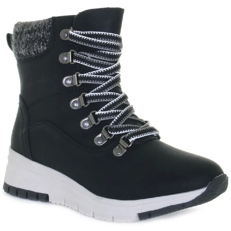 Classic boots with smooth leather construction for timeless styleToe Warmers (Wanderlust) Women's Deny Boot Navy Wide