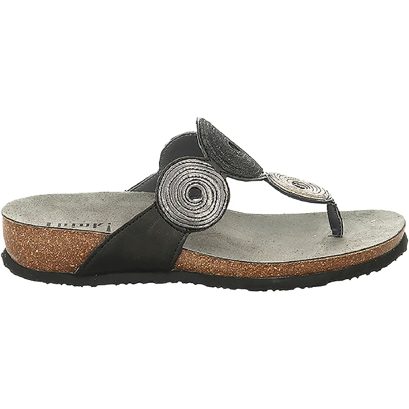 sandals for summer hikingWomen's Think Julia 372 Black/Kombi Leather