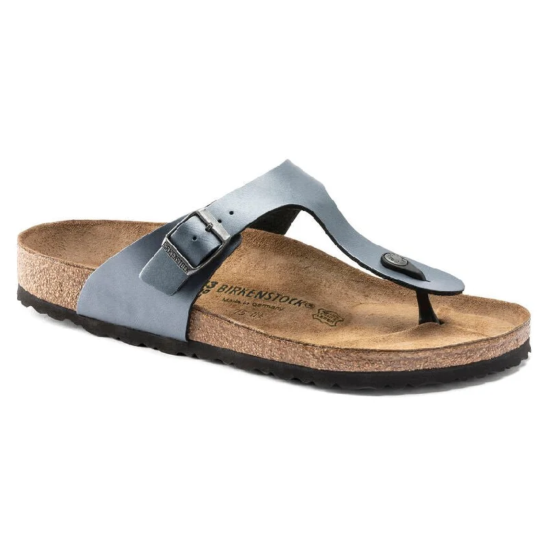 sandals for scenic beach walksBirkenstock Gizeh Birko-Flor Ice Pearl Onyx