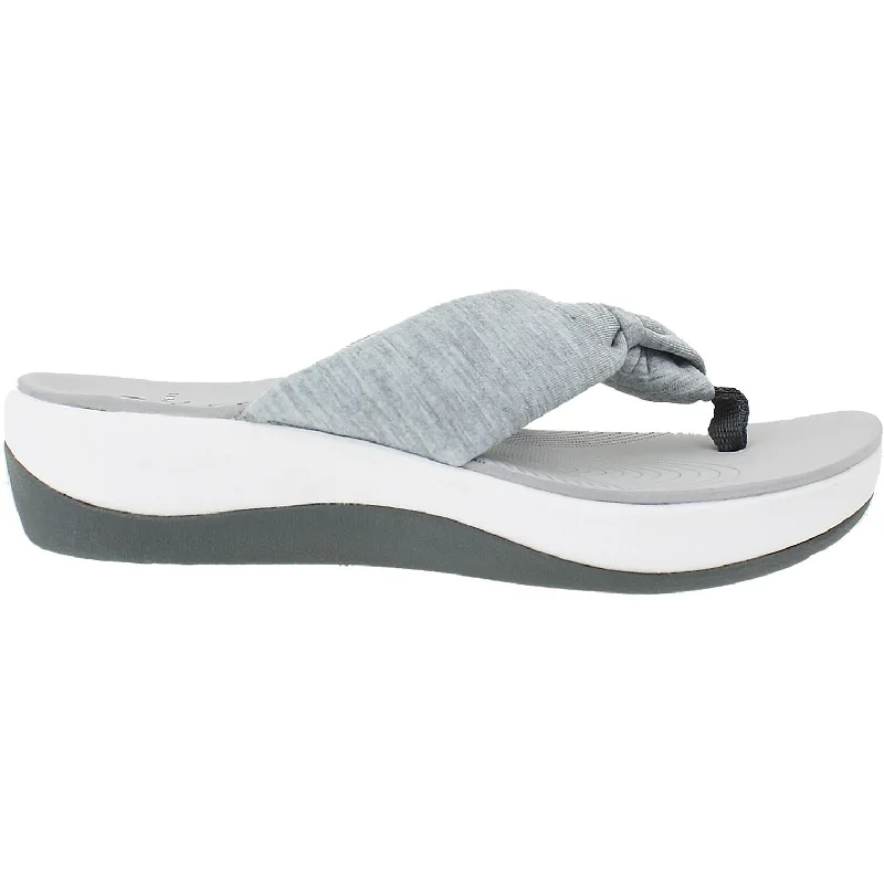 sandals for beachy weekend tripsWomen's Clarks Cloudsteppers Arla Glison Grey Heather Fabric