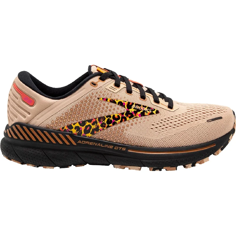 shoes for running with zero-drop sole for a natural strideWomen's Brooks Adrenaline GTS 22 Ginger/Black/Citrus Mesh