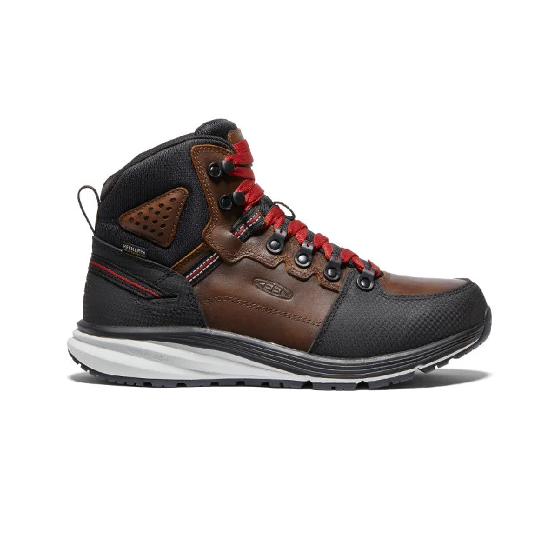 Boots with decorative laces for a personalized touchMen's Red Hook Waterproof Boot (Soft Toe)  |  Tobacco/Black