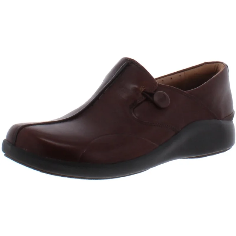 Un Loop 2 Womens Leather Cushioned Flats